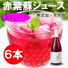 赤紫蘇ジュース⭐︎岐阜県産　しそジュース6本