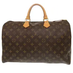 美品 ルイ ヴィトン スピーディ40 モノグラム M41522 ブラウン ハンドバッグ LV 0766 LOUIS VUITTON