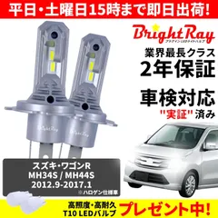 スズキMH34S/MH44SワゴンR純正ヘッドライト左右セットイカリングRGB スズキMH34S/MH44SワゴンR純正ヘッドライト左右セットイカリングRGB