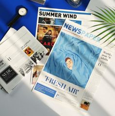 海外新聞風ポスター | 韓国 インテリア 雑貨 撮影 ポスター 壁装飾 新聞