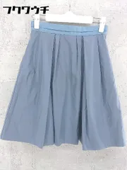 ◇ JUSGLITTY ジャスグリッティー 膝丈 スカート サイズO ブルー レディース 【中古】 【1002801405243】