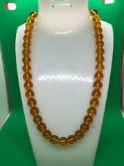 黄水晶ネックレス10mm 2107-5/5