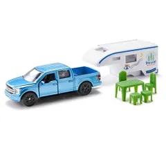 siku（ジク） SIKU フォード F150 ピックアップ キャンパー BorneLund（ボーネルンド ）ミニカー ごっこ遊び おうち時間 子供のサムネイル