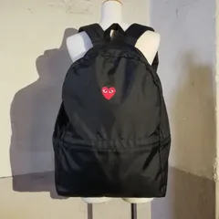 COMME des GARCONS コムデギャルソン ホーススキン　バックパック コムデギャルソン☆リュック-バックパック-・黒M定番サイズ（馬