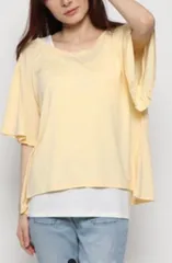 新品　ナノユニバース　半袖（タンクトップ付）