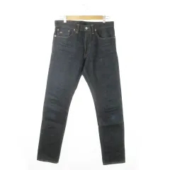 専用☆未使用RRL ラルフローレン ストレートデニム 濃紺 サイズ31/32 Straight Leg-L32(36 Blue/ブルー): RRL
