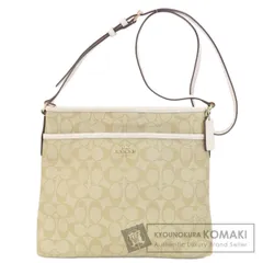 COACH コーチ F58297 シグネチャー ショルダーバッグ PVC レザー レディース