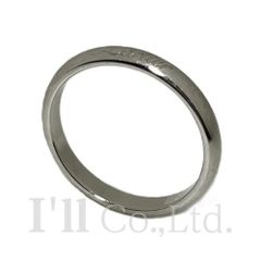 CARTIER　カルティエ　C　ドゥ　カルティエ　ウェディング　リング　3MM　B4232457　Pt950　＃57　ブランドジュエリー　指輪　17号　プラチナ　PT　バンド　クラシック　3mm　ロゴ　Cモチーフ【中古】【76486】