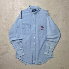 Polo by Ralph Lauren ポロバイラルフローレン DUNGAREE WORKSHIRT シャンブレーシャツ メンズL 