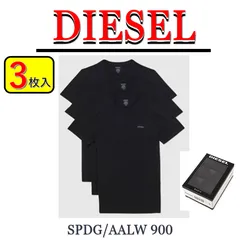 新品 DIESEL ( ディーゼル ) 3枚組 Tシャツ　クルーネック