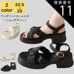 種類11:アイボリー/24.5 サンダル レディース 厚底 疲れ ない 歩きやすい 夏 海 ビーチ プール リゾート 軽量 旅行 大人 上品 美脚 コンフォート チャンキーヒール シンプル カジュアル おしゃれ キレイめ かわいい フェミニン 20代 30代 