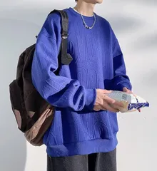 トレーナー 秋服 メンズ 大きい サイズ ビッグ シルエット パーカー 長袖 Ｔシャツ ゆったり 無地 シンプル スポーツ スポーツウェア プルオーバー 人気 ストリート 柔らかい肌触り シンプル オシャレjigw02