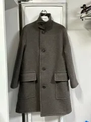 Hermes ピュアカシミアコート　2022aw 36 [難あり］クリーニング済 Hermes ピュアカシミアコート 2022aw 36 [難あり］クリーニング