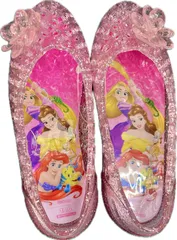 Disney　プリンセス　ガラスの靴　ピンク　7131　18cm  ディズニー サンダル 女の子 ラプンツェル