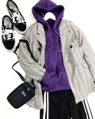 (全2色)グレンチェック テーラードジャケット