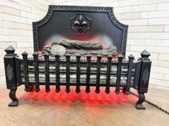 レア品 アンティーク調 Dimplex ディンプレックス 317L 電気暖炉 暖房機器 ユリマーク 薪ストーブ風 通電確認済 (他181)