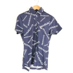 【未使用品】1PIU1UGUALE3 GOLF ロゴフルミックスタイトスカート1 レディースゴルフウエア フラワーモチーフプリントタイト