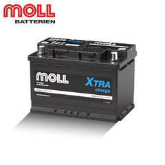 LN3 75Ah 720CCA MOLL84075 MOLL XTRA Charge  バッテリー Porsche Audi VW 新車搭載  ドイツ製