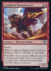 【中古】マジックザギャザリング 0132[U]：【OTJ】【FOIL】Longhorn Sharpshooter/長角の名手