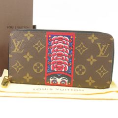 100645 LOUIS VUITTON ルイヴィトン ジッピー 山本寛斎 コラボ ダルマ 達磨 歌舞伎 ラウンドファスナー長財布