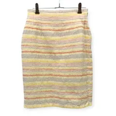 Christian Dior クリスチャンディオール ミスディオール スカート ひざ丈スカート マルチカラー 【Ａ321】