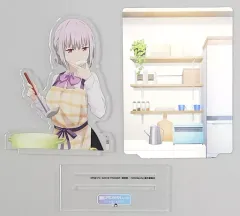 【中古】アクリルスタンド・アクリルパネル 新条アカネ(エプロン) 背景付きアクリルスタンド 「『SSSS.GRIDMAN』ALARM WEBくじ～if your smile～」 C-4賞