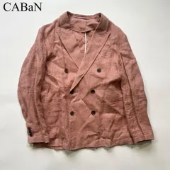 中古　CABaN ウールギャバジン ダブルブレストジャケット・テーパードパンツ CABaN（キャバン） ジャケット テーラードジャケット ライトウール