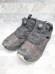 ◇ Reebok リーボック インスタポンプ フューリー GX8623 スニーカー シューズ サイズ24.0㎝ ブラック レディース P  【1406240012527】