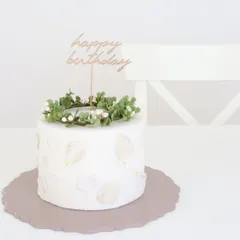 happybirthday ハッピーバースデー ケーキトッパー