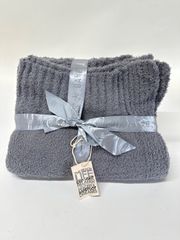 【展示品】 Barefoot Dream B503 ベアフット ドリームズ  ブランケット 毛布 布団 ソファーカバー おくるみ ひざ掛け キッズ ベビー 出産祝い プレゼント ギフト Cozychic Throw DOVE GREY O/S