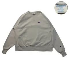 Champion チャンピオン ReverseWeave リバースウィーブ BackPrint バックプリント 目あり 90s 復刻 裏起毛 Cotton コットン Polyester ポリエステル White ホワイト 白 2XL
