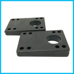 【速発送】ライザーパッド トライングル ブラック 8mm-14mm ロンスケ用 １台分（２枚セット）