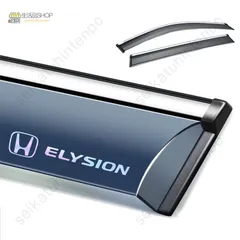 ホンダ エリシオン専用ドアバイザー ウインドウバイザー サイドバイザー 1台分セット スモーク 左右セット@