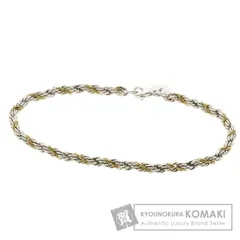 TIFFANY&Co. ティファニー ツイスト ロープ ブレスレット SV K18YG レディース