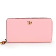 新品 グッチ GUCCI 長財布 GG マーモント ピンク - メルカリ