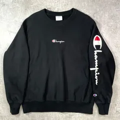 Champion チャンピオン リバースウィーブ センターロゴ刺繍 スウェットシャツ メンズXL相当 