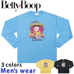 ベティ ちゃん 長袖 Tシャツ メンズ ベティー ブープ ワイド アニメ グッズ BT1-3916A