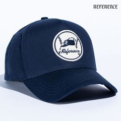 REFERENCE VINTAGE PATCH SNAPBACK CAP【NAVY】 (リファレンス 通販 キャップ 帽子 スナップバック ベースボールキャップ ロゴ)