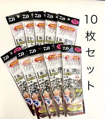 ダイワ 快適 落とし込み仕掛け SS LBG 針8号-ハリス8号　剛鋭くわせ針　落とし込みサビキ