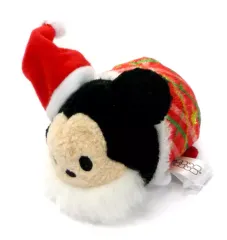 【中古】ぬいぐるみ クリスマスミッキー ぬいぐるみ ミニ(S) 「ディズニー TSUM TSUM -ツムツム-」 ディズニーストア限定