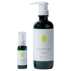 セット ココニカル 全身シャンプー トリートメント COCONICAL 無添加 流さないヘアトリートメント ボディソープ シルク 天然 保湿 みどり繭 うるおい シャンプー オーガニック アミノ酸 全身ソープ 絹生活研究所 洗い流さないトリートメント