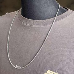 70センチ ボックスチェーン ネックレス メンズ アレルギー対応 ステンレス製