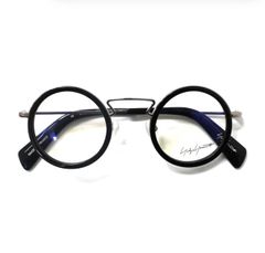 正規品 公式ボックス EAN付属 69000円相当 YOHJI YAMAMOTO メガネフレーム 眼鏡 ヨウジヤマモト 1003 613 フランス製 ブランド 丸型 黒 メンズ