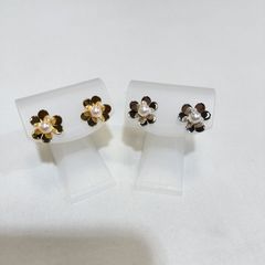 K18YG/K18WG あこや真珠ピアス
