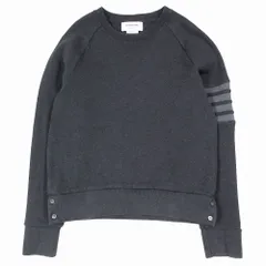 値下げ！美品 トム・ブラウン コットンスウェットシャツ トレーナー THOM BROWNE トムブラウン スウェット コットン レディース 中古