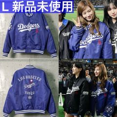 MLB 開幕戦 ドジャース ナイロンジャケット サナ着用モデル ブルー 青色