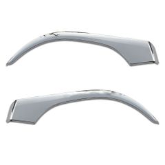 日野 17 レンジャー H29.4- フロント メッキ フェンダー パネル フェンダー ガーニッシュ 左右 新品ABS製交換式