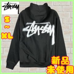 タグ付き 新品未使用 STUSSY フーディー パーカー 裏起毛 希少デザイン】stussy 8ボール＆ぬいぐるみプリントパーカー M