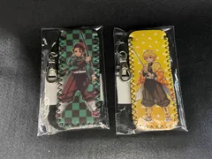 鬼滅の刃　はんこ入れポーチ　２個セット　(竈門炭治郎　我妻善逸)　F19