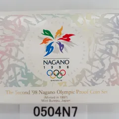 長野5輪オリンピック記念硬貨プルーフ硬貨 平成9年銀貨 楽天市場】【記念硬貨】長野オリンピック記念 5000円銀貨
